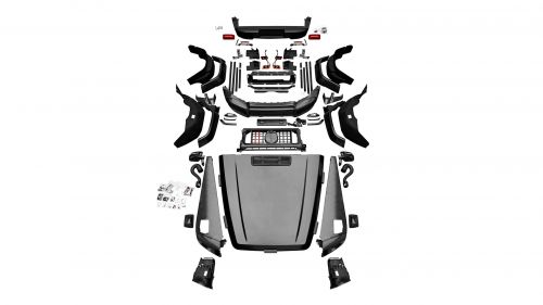 W463 Old To New W464 1:1 Full Set Body Kit With Lights ,Side Mirrors 