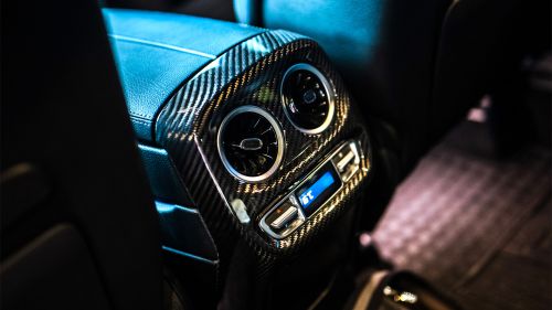 W464 Rear Air Vent Anti-kick Cover(black/red/matt)  2019y~ —— DRY CF