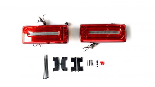 W463 Old To New Tail lights(Red/Black) 90-19y &mdash;&mdash; LED