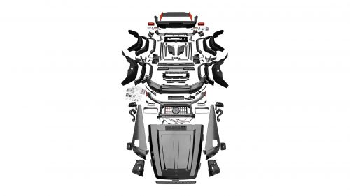 W463 Old To New W464 B900 Rocket Style body kit Set A