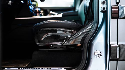 W464 Seat side trim panel(black/red) 2019y~ —— DRY CF