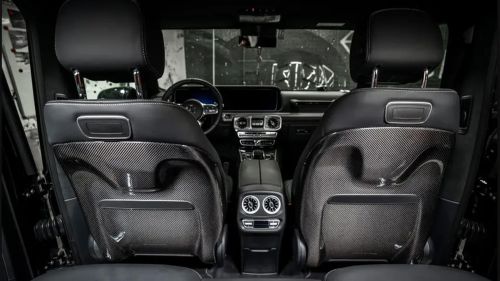 W464 M Style Chair Back Cover(Black/Red) 2019y~ —— DRY CF