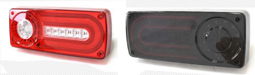 W463 Chrysanth Tail light (Red/Smoked black) （Made In Taiwan ） 2008y~2018y 