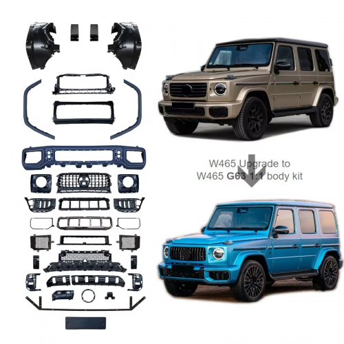 W465 G Class Upgrade to W465 G63 Body Kit Front Bumper Over Fenders Facelift Car Bumpers Auto Parts
